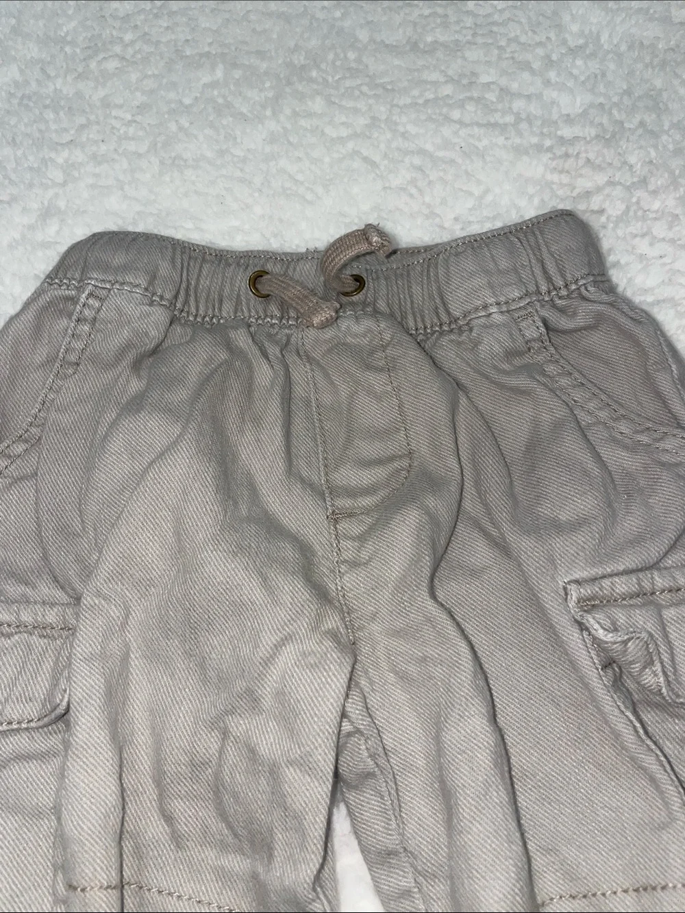 Carter's Light Gray Cargo Jogger Pants